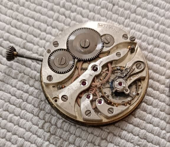 LOT OF 2 EXTRA FINE POCKET WATCH MOVEMENTS ORATOR AND OTHER FOR REPAIR /PARTS