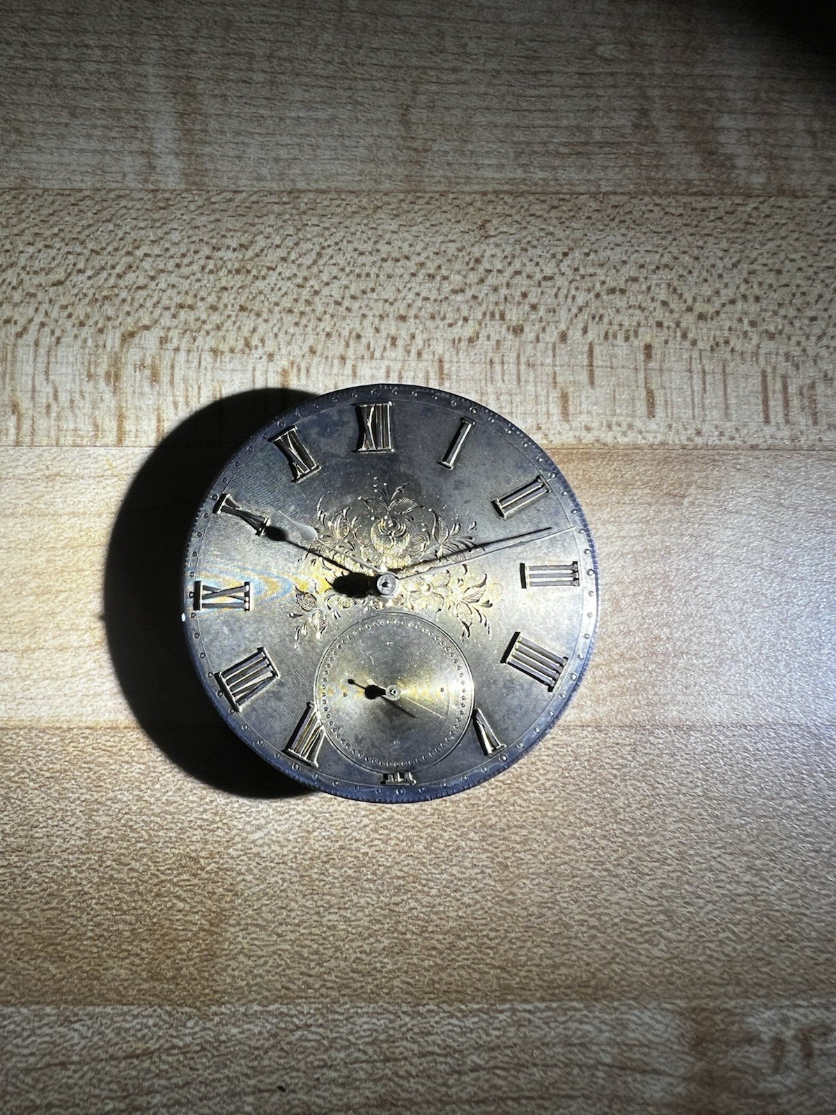 Antique Swiss Pocket Watch Movement – Unmarked – From J.W. French London Case