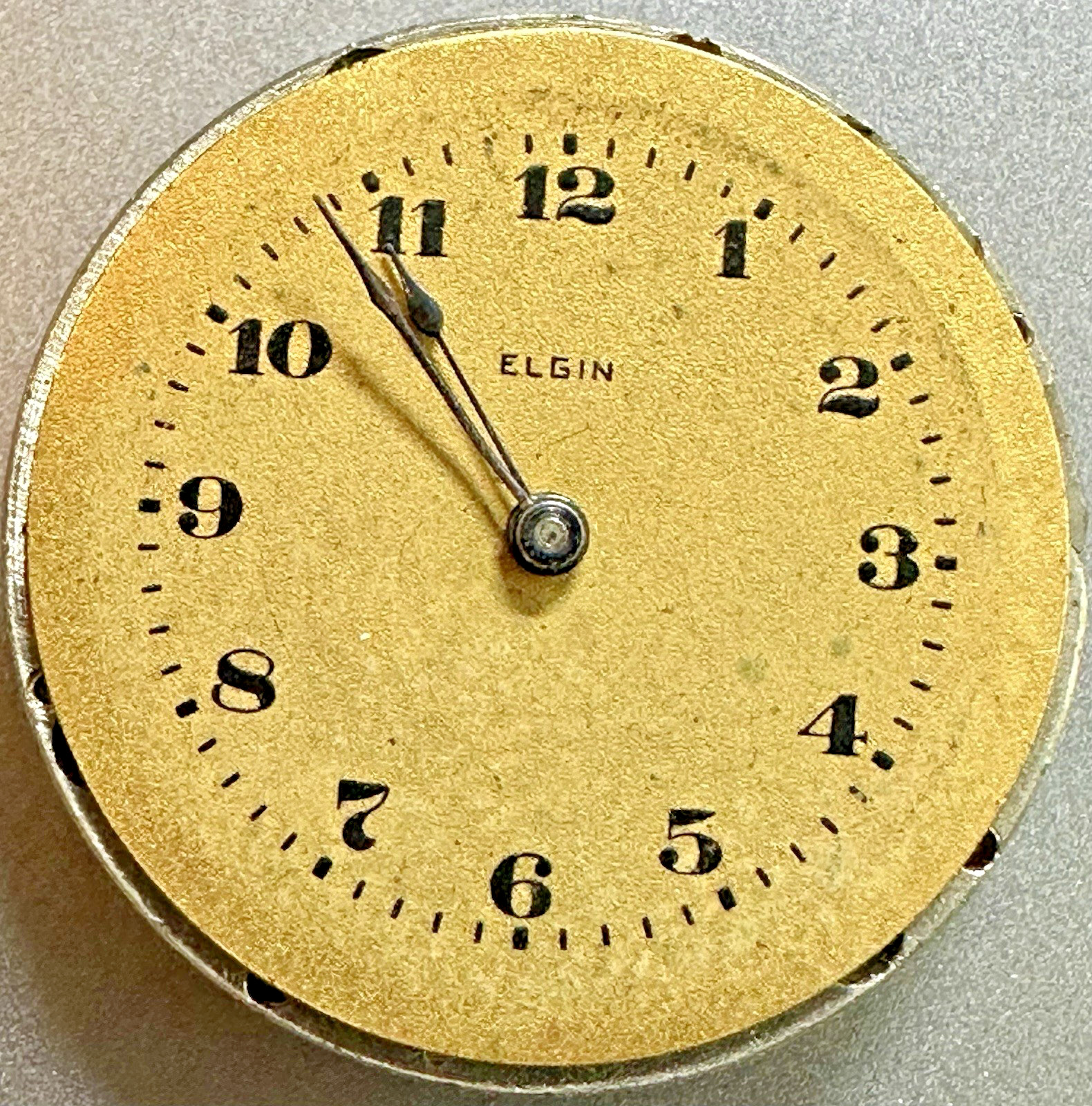 * 1920 ELGIN 3/0 Size Gr. 462 M. 2 7J HC LS POCKET WATCH MOVEMENT To Fix N61