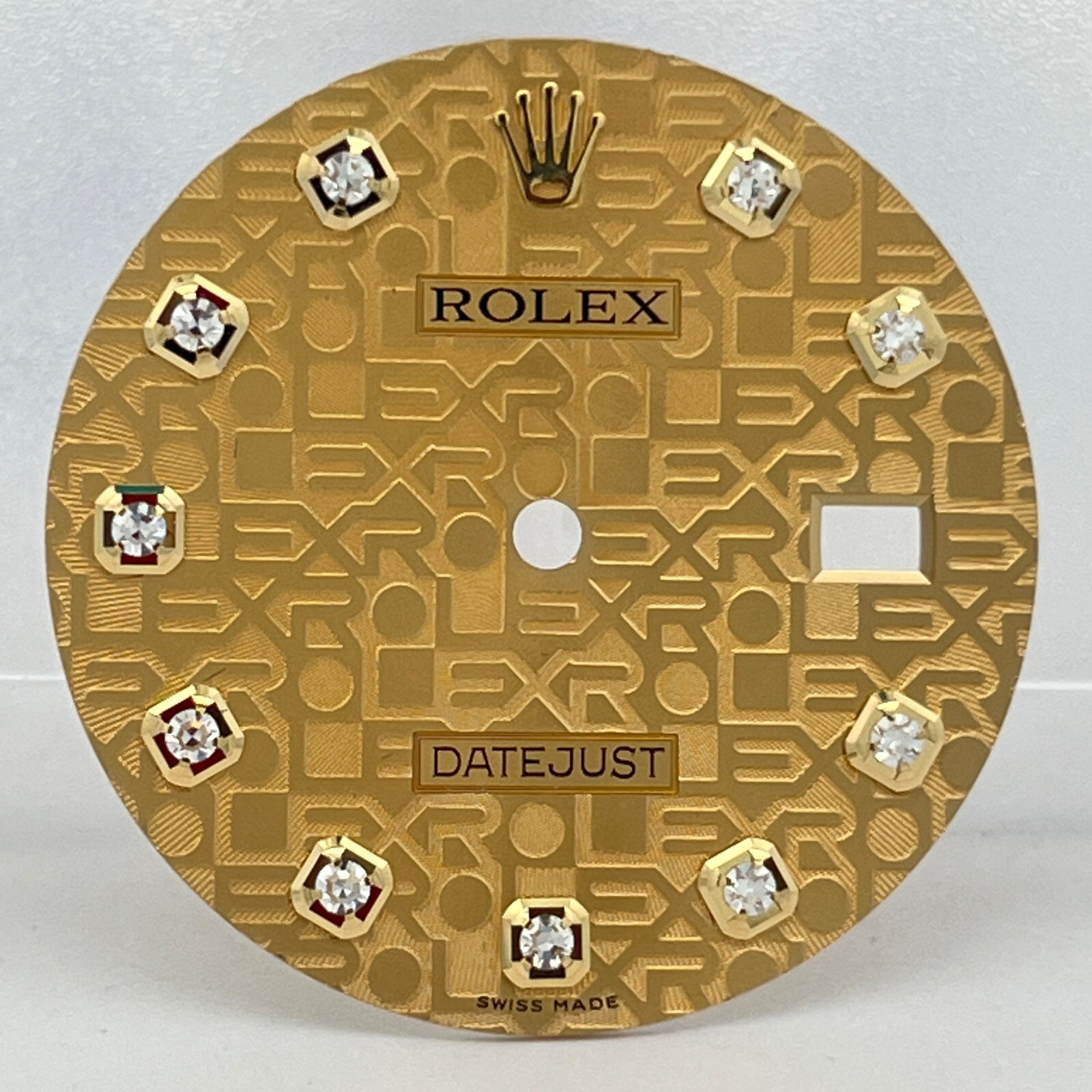 Rolex Datejust 36mm Champagne Jubilee Diamond Dial Model 116334