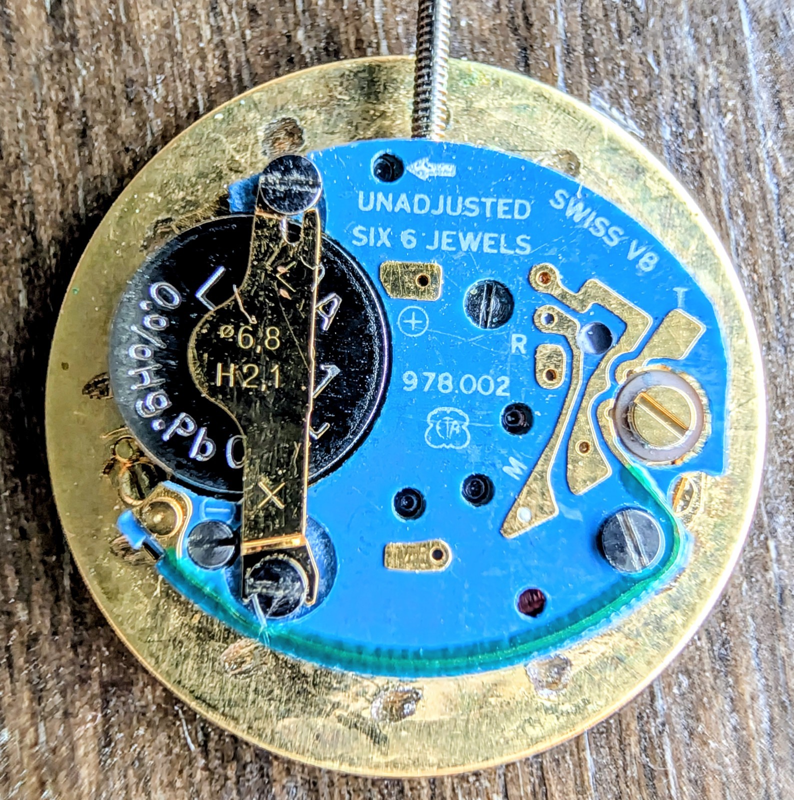 Ladies Swiss Garrard ETA 978.002 Quartz Watch Movement Spares + Repairs