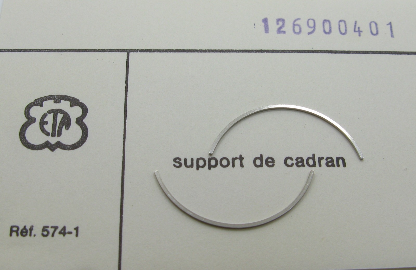 ETA 2738 … 2788 2789 watch movement part 145 / two pieces as dial support