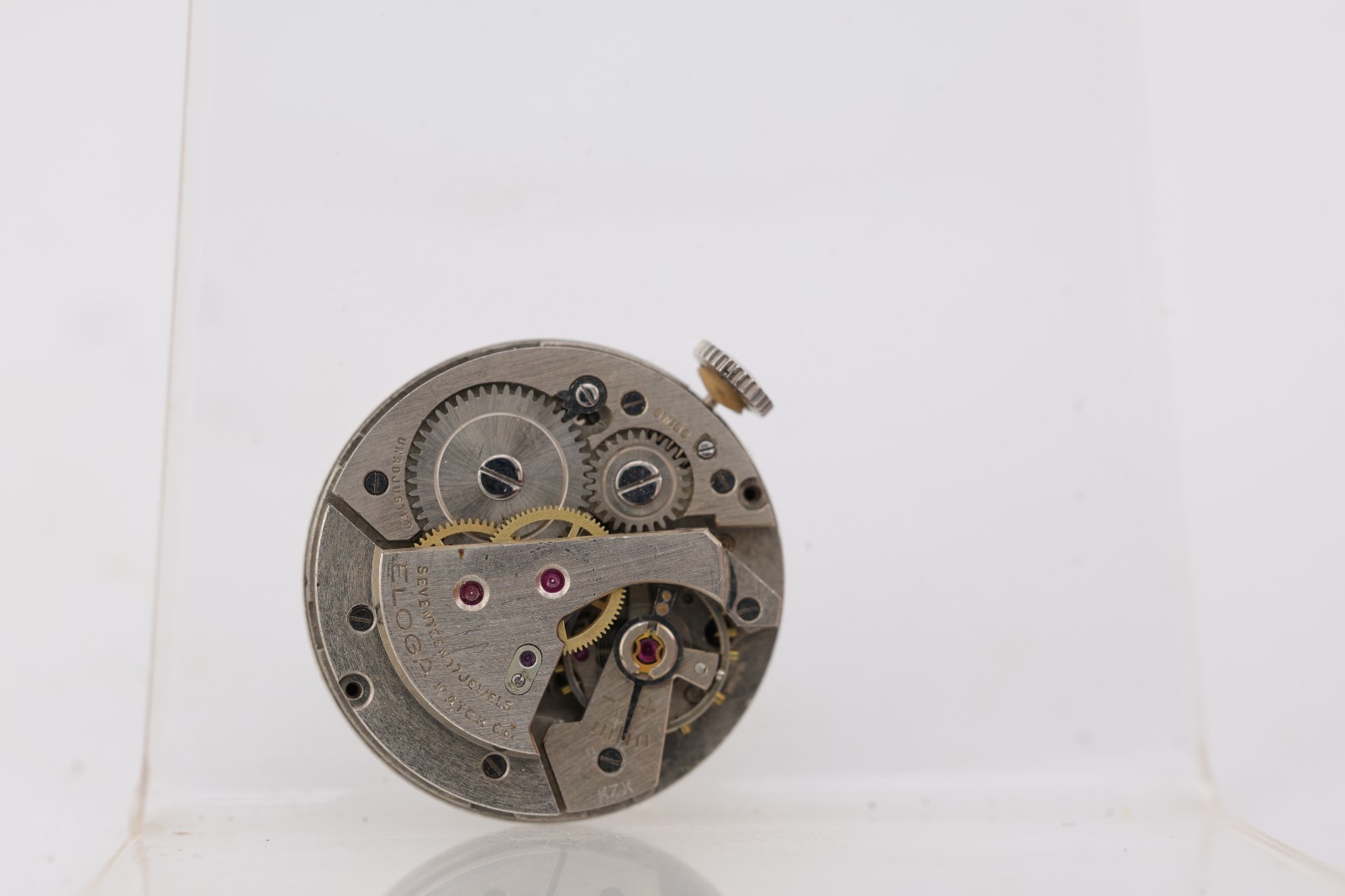 ELOGA cal. AS 1187/94 SWISS WRIST WATCH MOVEMENT, GOOD BALANCE (OK)