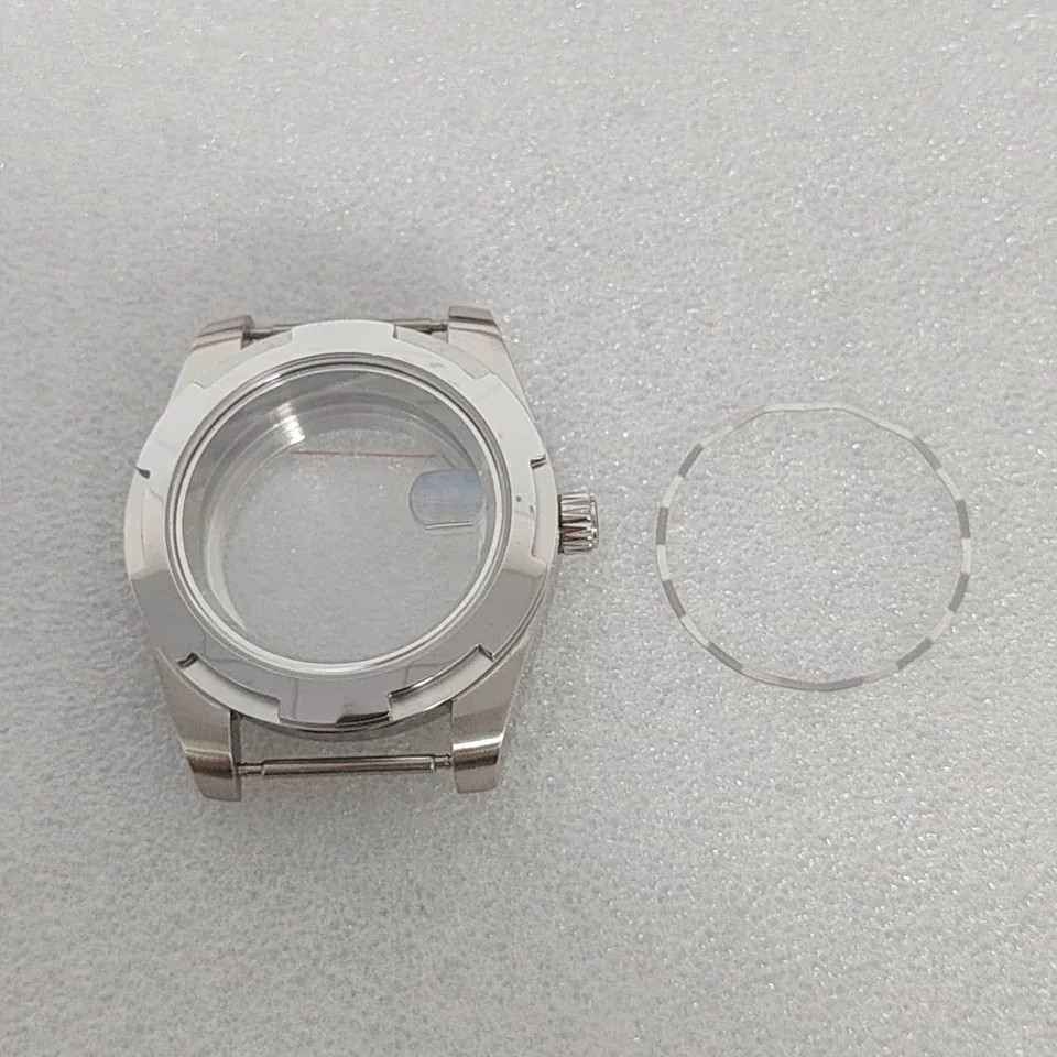 41mm Stainless Watch Case Sapphire for Nh35 NH36 4R 7S Movement 28.5mm Dial