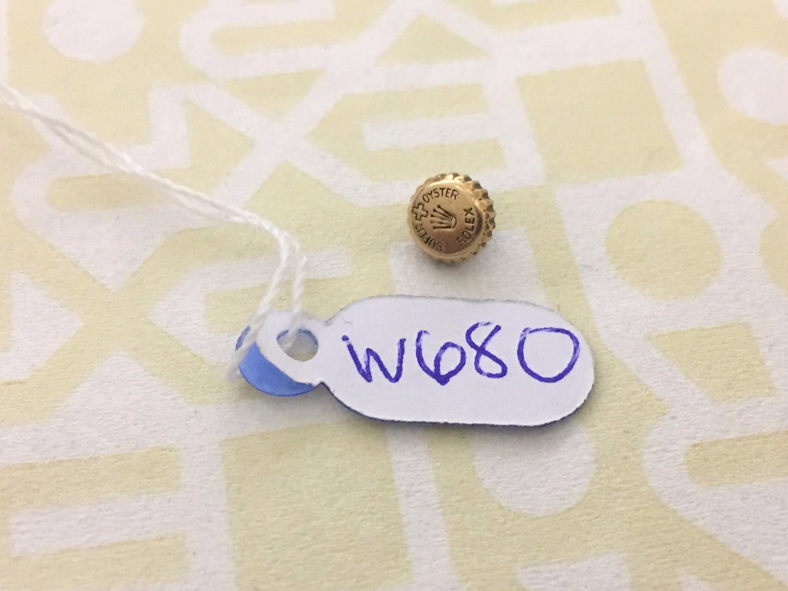 ROLEX SUPER OYSTER PERPE OVETTONE BIG BUBBLEBACK 18KT ROSE GOLD CROWN 6084 #W680