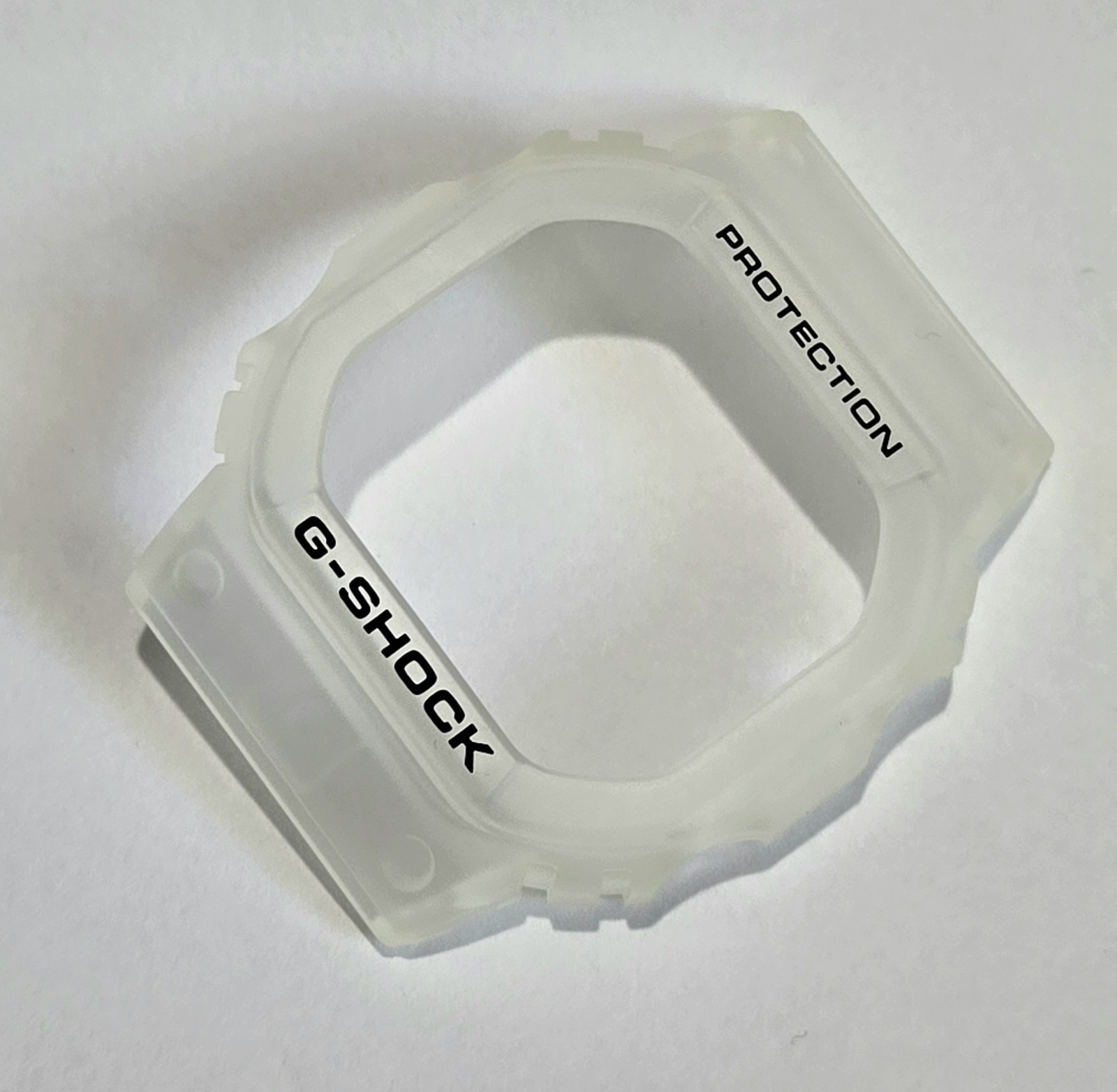 Genuine Casio Replacement BEZEL for G SHOCK DW5600LS-7 DW5600 CLEAR WHITE **