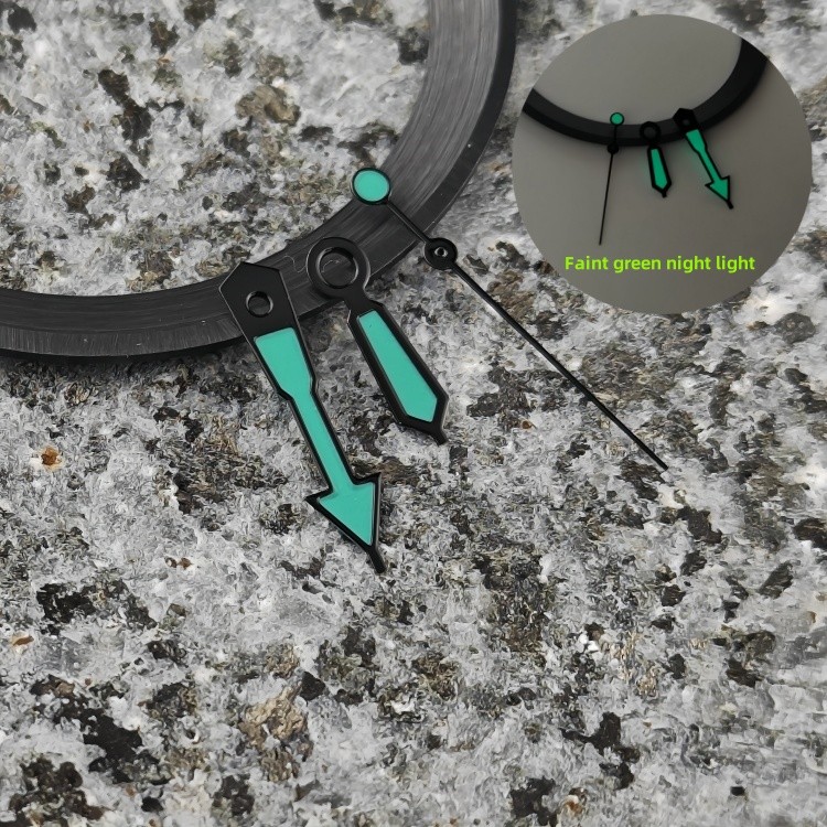 NH35 Green Hands 13mm SK007 Luminous Hands Fits NH35-NH36-NH34-NH38 Movements