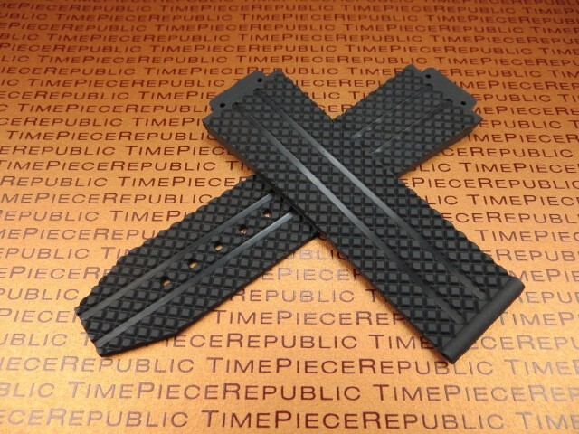 HUBLOT Rubber Strap Watch Band H Screw Driver 44 44.5 mm Big Bang 24mm Buckle H
