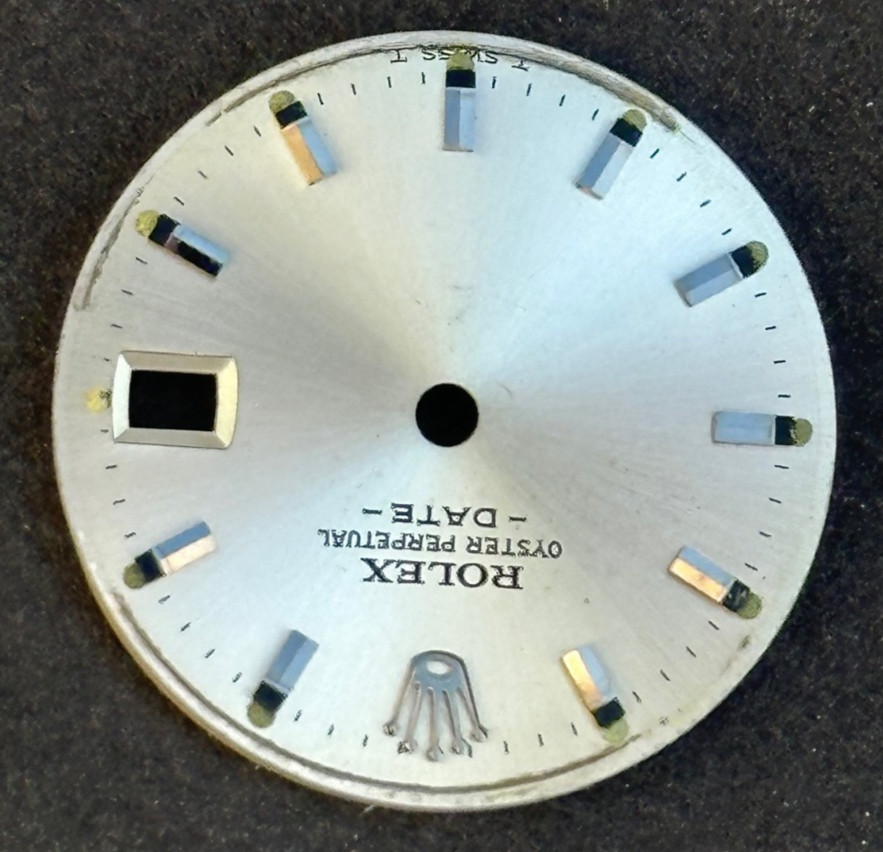 Vintage Rolex Oyster Perpertual Date Watch Dial For 26mm Case 6517 6519 6917