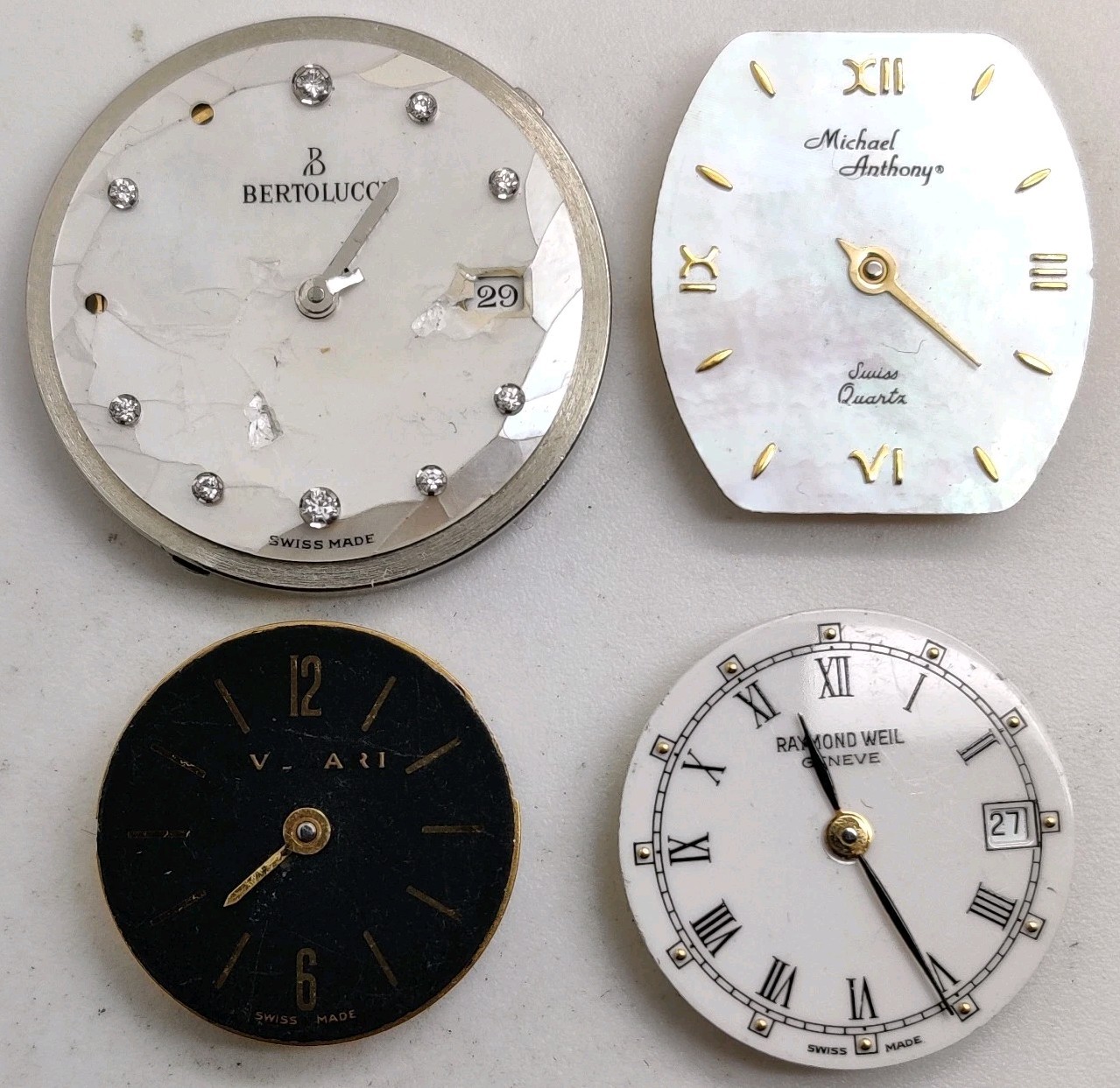 4 ETA 956.032 956.112 956.412 Swiss quartz movements For Repair