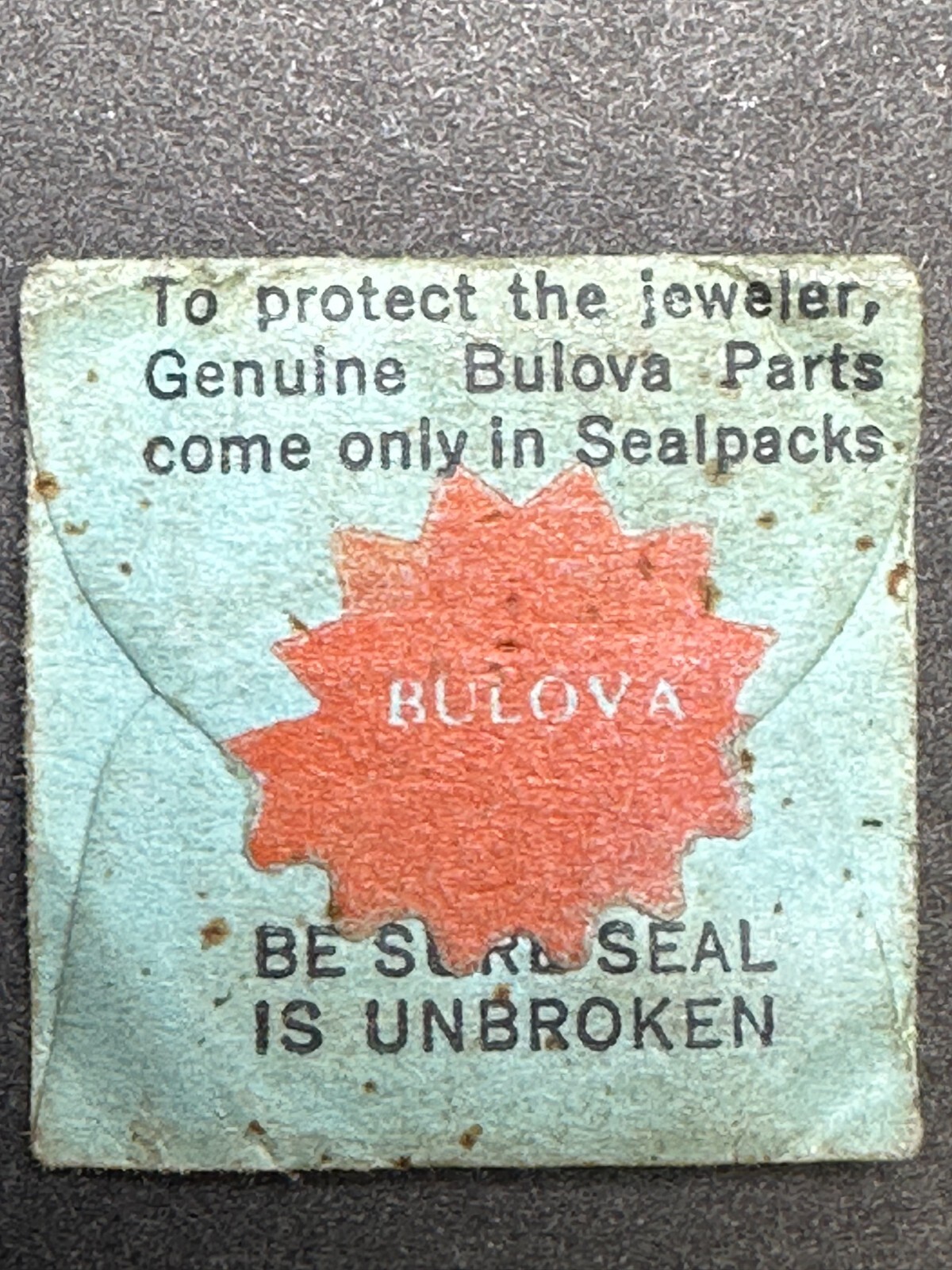 Bulova Factory Bulova 10BA Balance Staff #56 Standardized Part Watch Repair