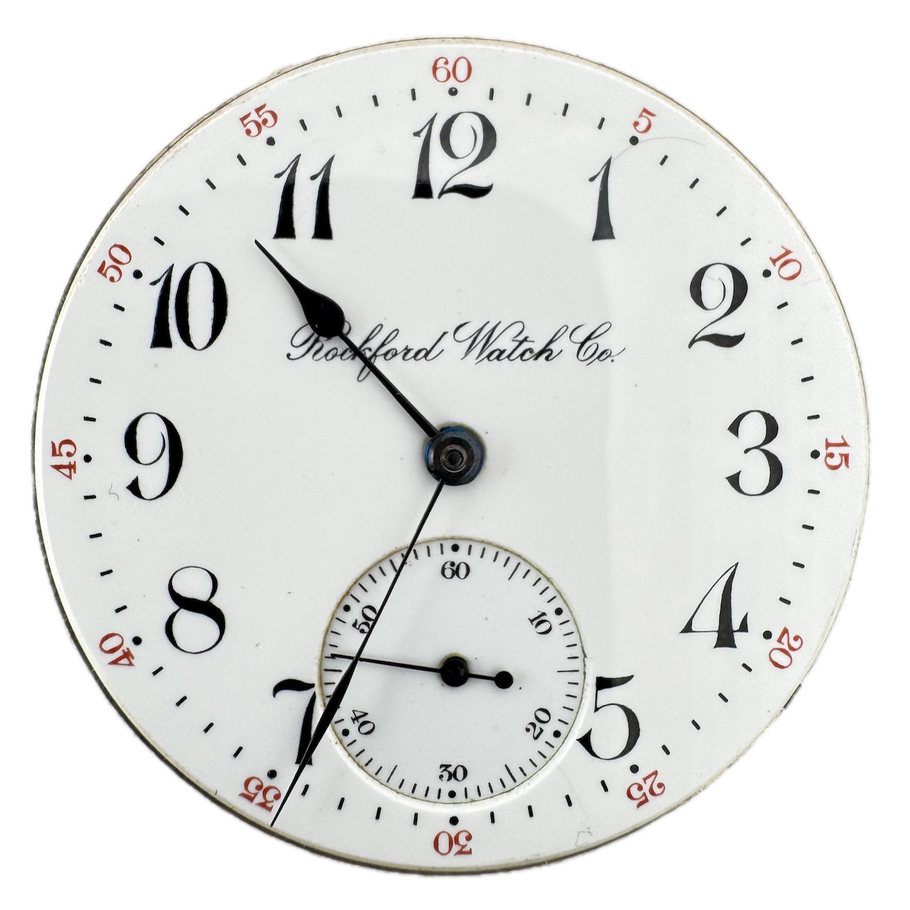 Antique 16s 1902 Rockford 11j Mechanical Hunter Pocket Watch Movement 590 USA