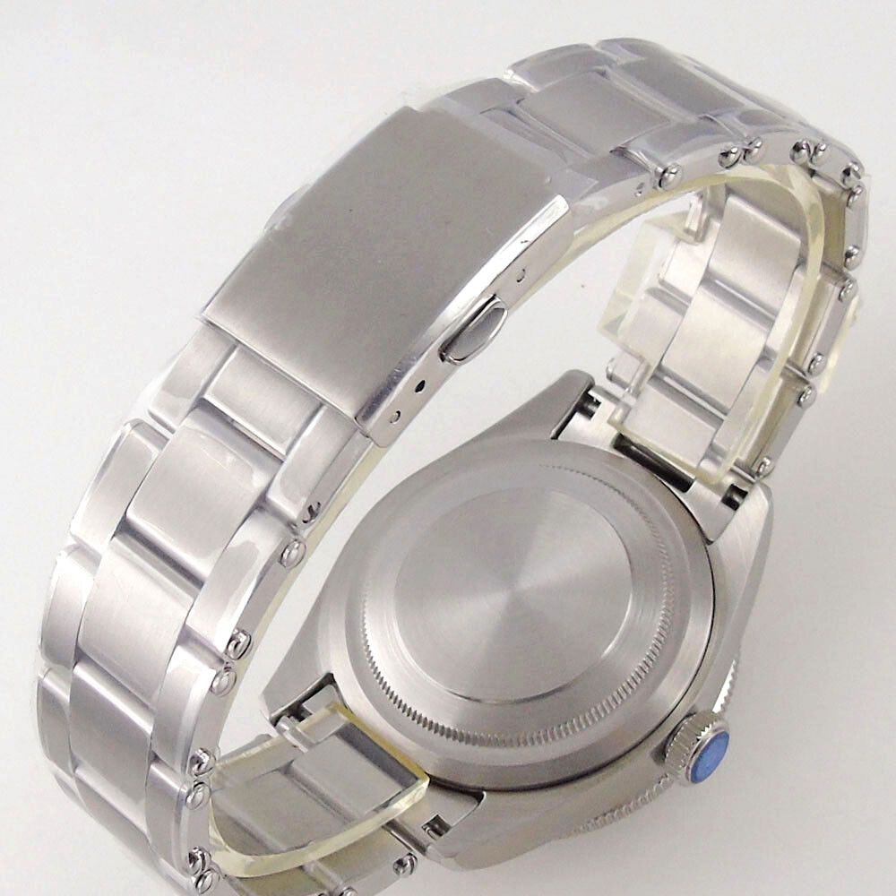 20ATＭ 40mm Bow Sapphire Glass Watch Case Ceramic Bezel Fit NH34 NH35 NH36 2824