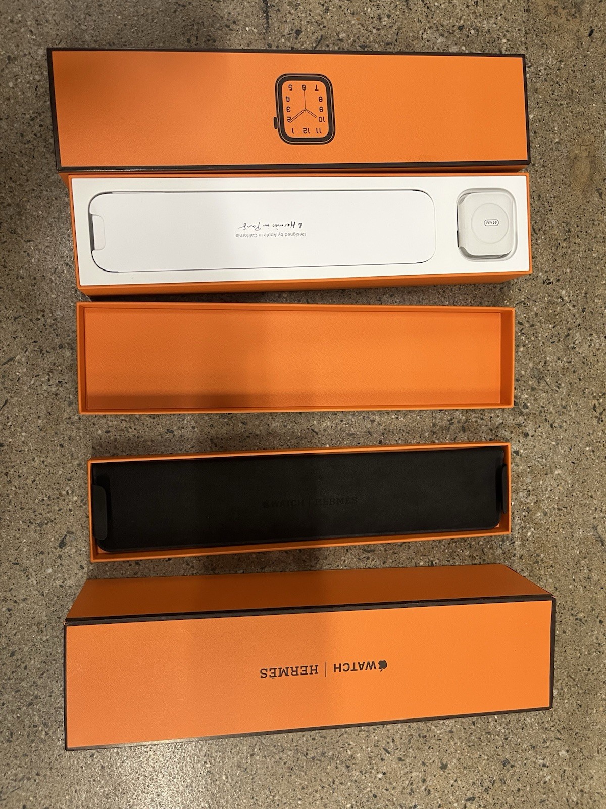 EMPTY BOX ONLY Apple Watch Hermes Series 6 44mm MG333LL/A Genuine