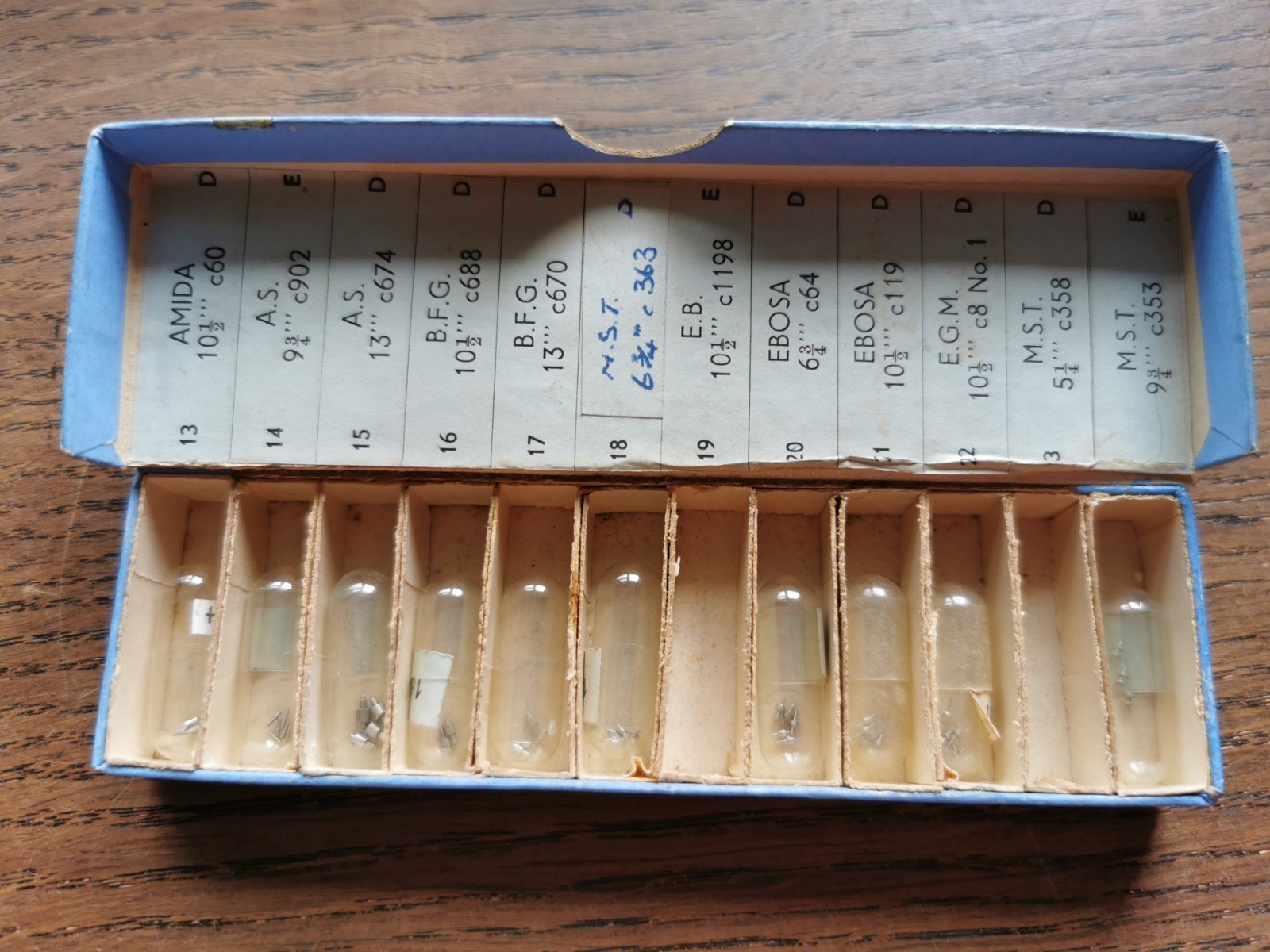 Roskopf Balance Staffs, New Old Stock, Watchmaker Parts #R800