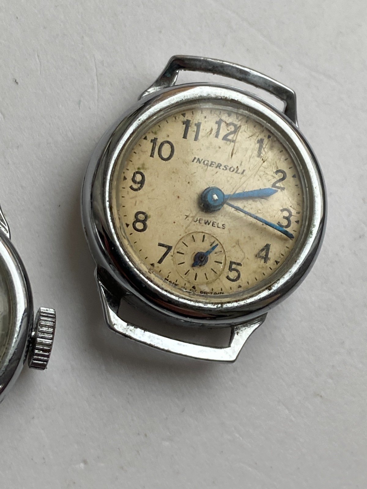 VINTAGE WOMEN WRIST WATCH FOR PARTS LOT MIX WWII MILITARY STYLE INGERSOLL