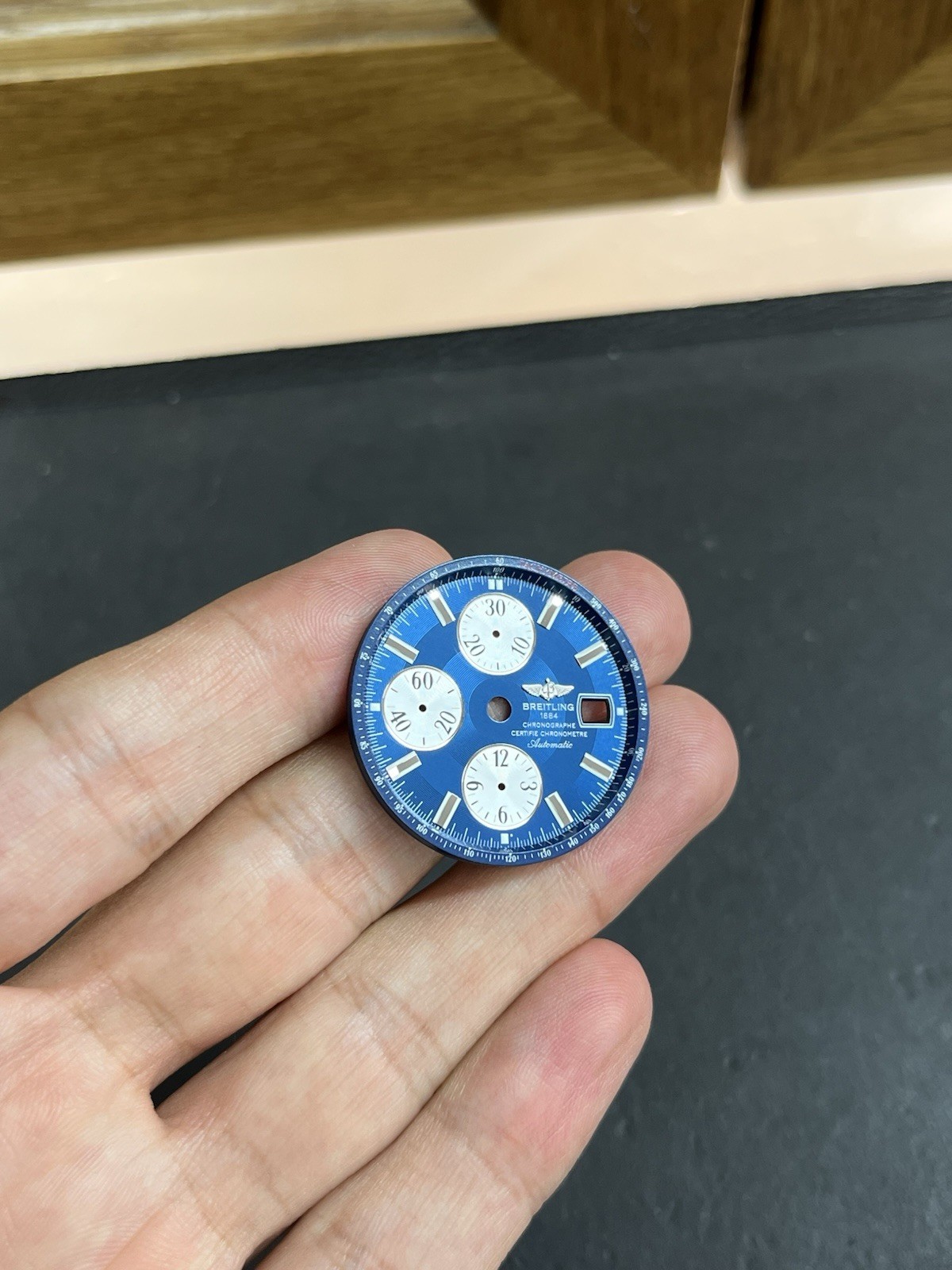 Genuine Breitling Chronomat Evolution 44mm Dial Blue A13356