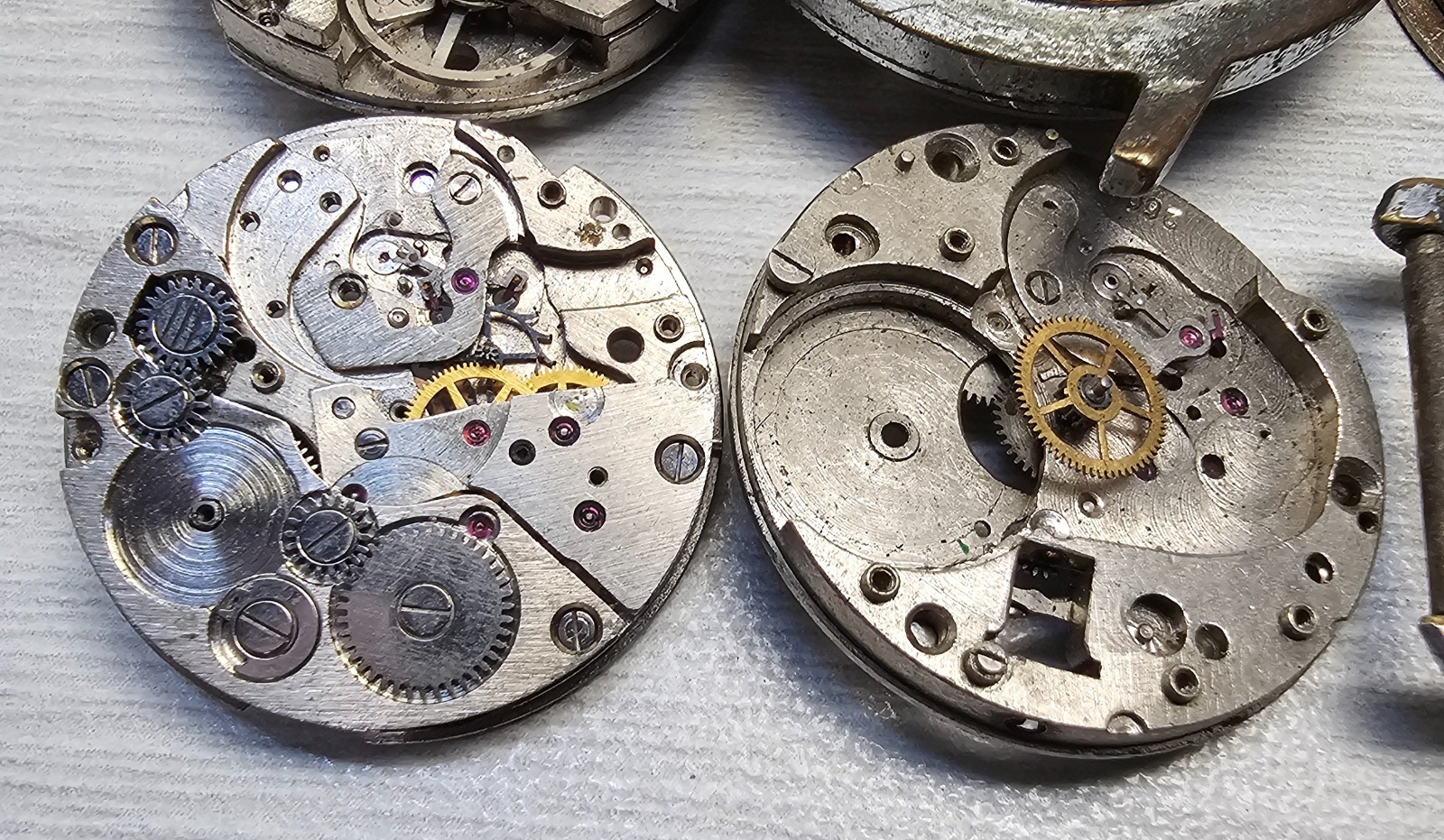 Soviet Vintage Movement Zim Raketa Pobeda USSR Watch Mechanisms for parts