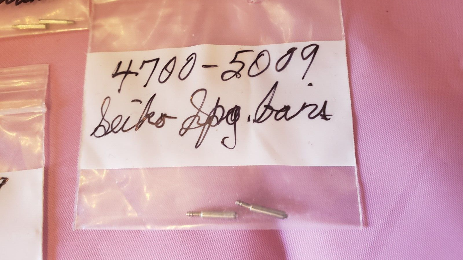 VTG LOT 70’s 80’s Seiko Watch Spring Bars case back screw # 6309-5009 1400-5529