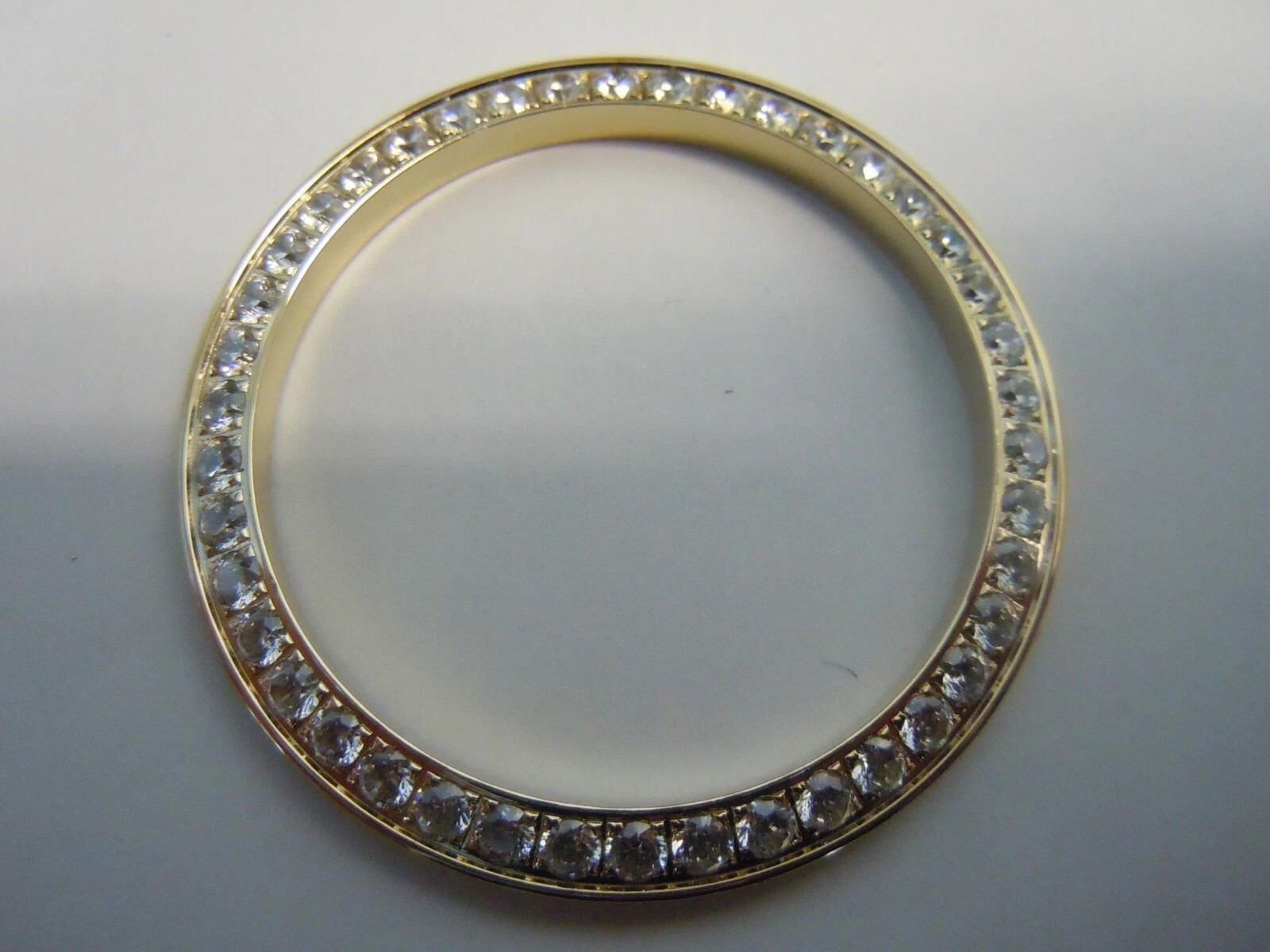 Yellow GP CZ Bezel for Rolex Datejust 41mm 126303,126333
