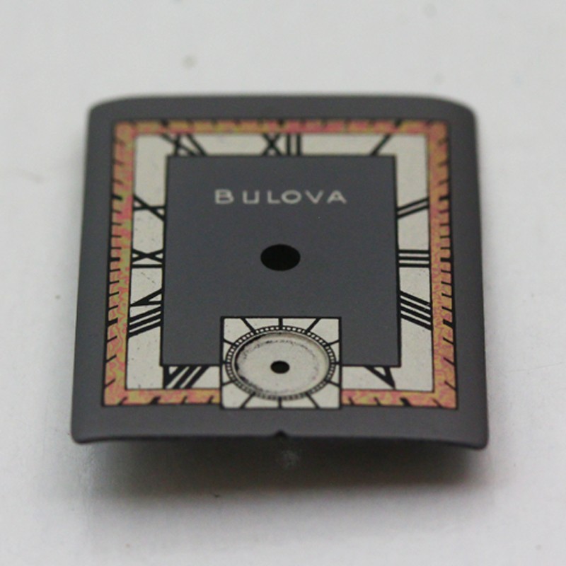 Bulova Vintage 23.15mm x 18mm 1950’s “Tuxedo” Style Wristwatch Dial – NOS