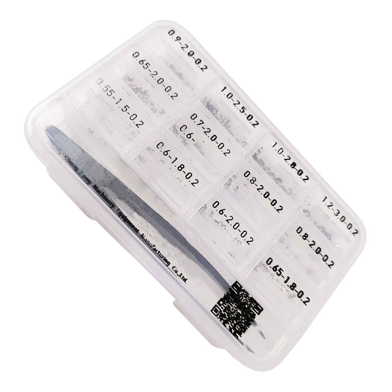 360Pcs 0.2mm Thick Assorted Watch Circlip E-Clips Snap Ring Latch Pusher+Tweezer