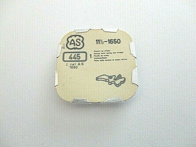 AS 445 11 1/2 1650, cal 1660 Setting Lever Spring Watch Part New in Package
