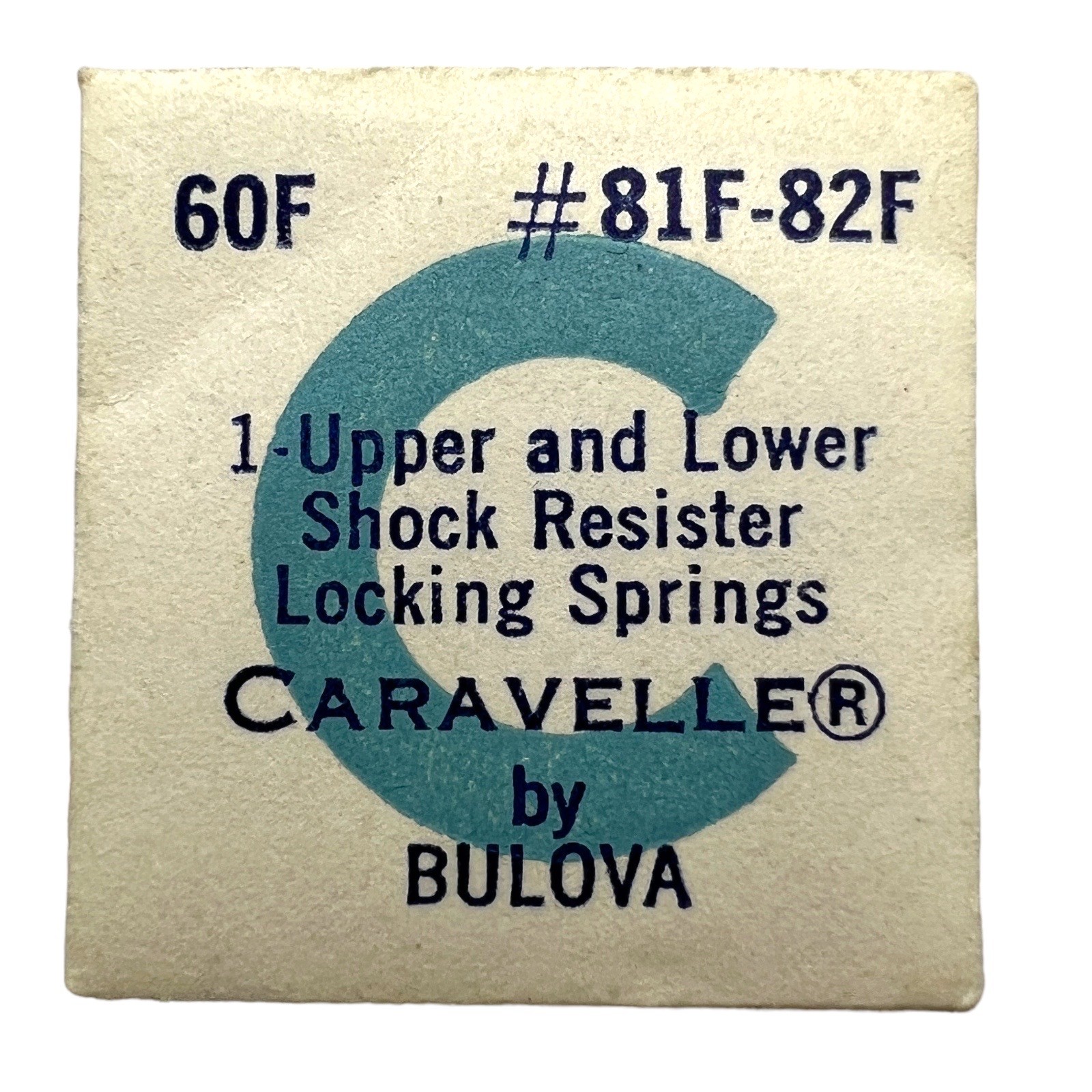 Caravelle 60F SHOCK SPRING x 1 Watch Part No. 81F VTG NOS