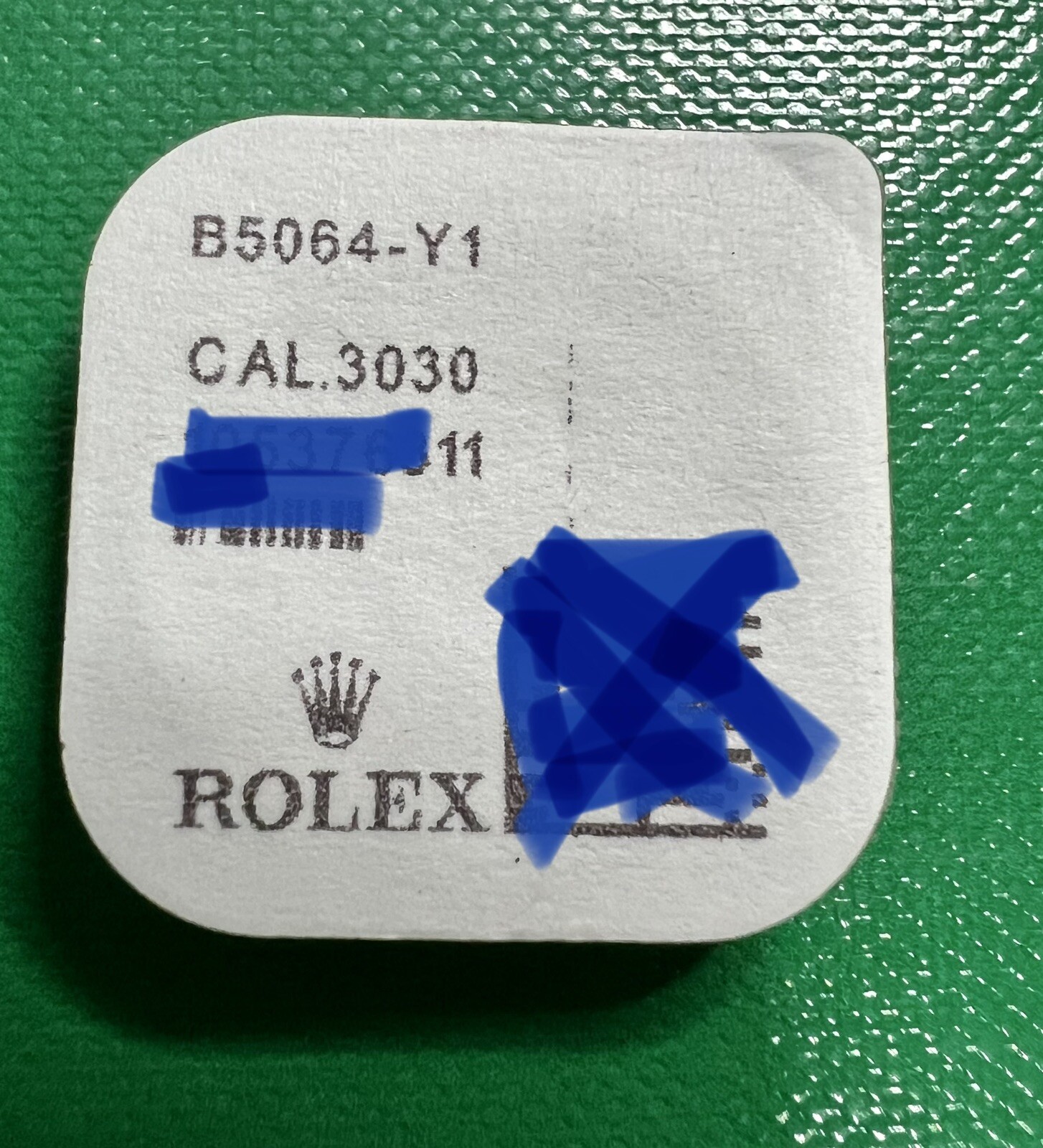 New Sealed Rolex Caliber 3035-5064 Part Axle For Oscillating Weight Part 5064