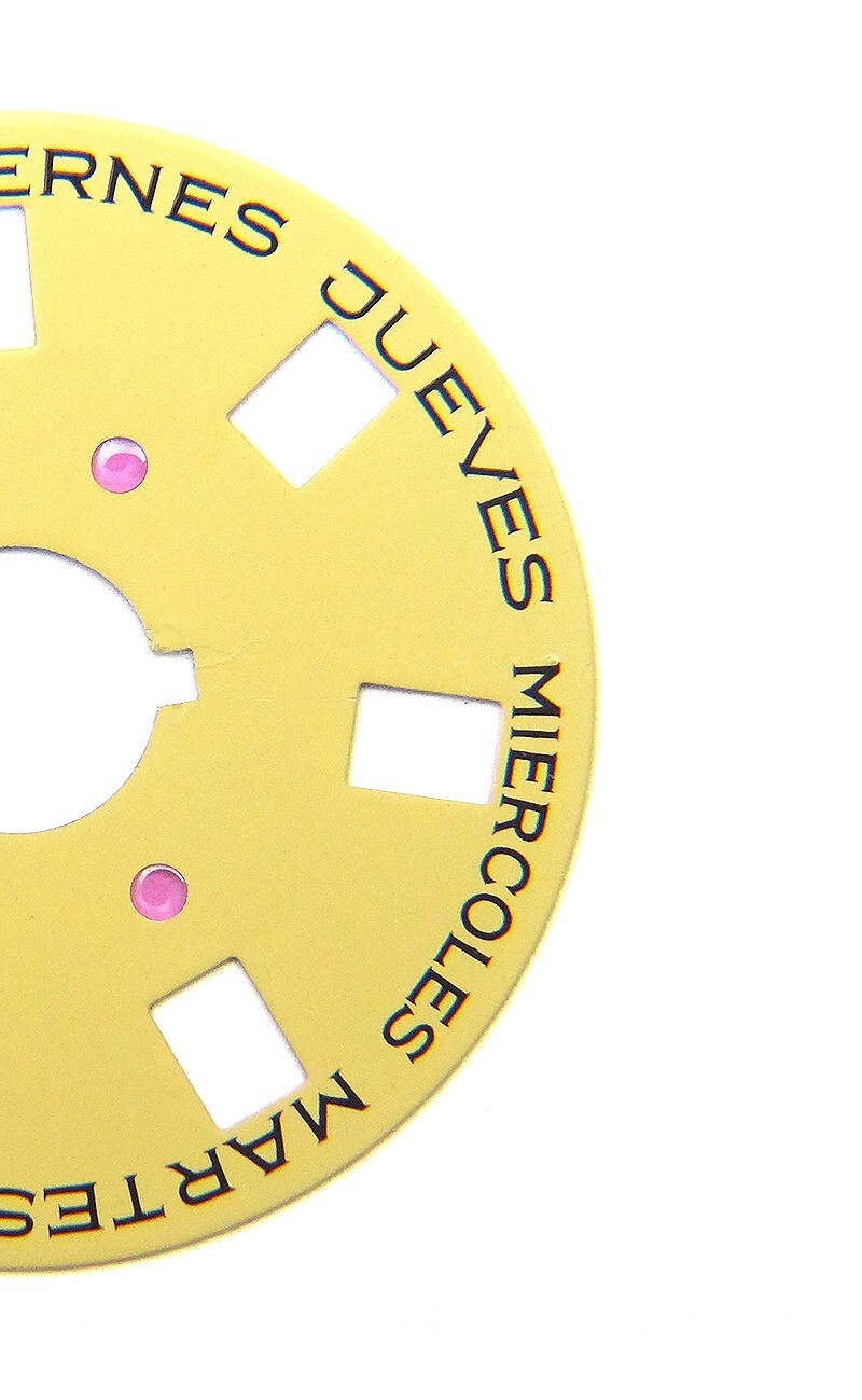 Genuine Rolex 1555 1556 Caliber Spanish Beige Watch Day Date Disc 1803 1802 1807
