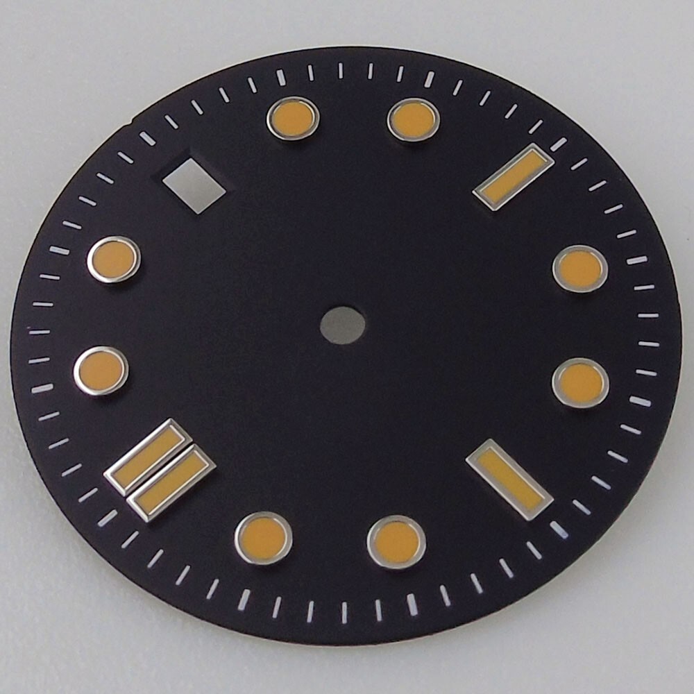 Green Lume Mod White 31mm NH35 Watch Dial Face fit NH35 NH36 Movement Watch Part