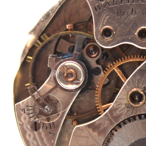 1918 WALTHAM POCKET WATCH MOVEMENT 21939336 GRADE 225 12s 17j (GO2)