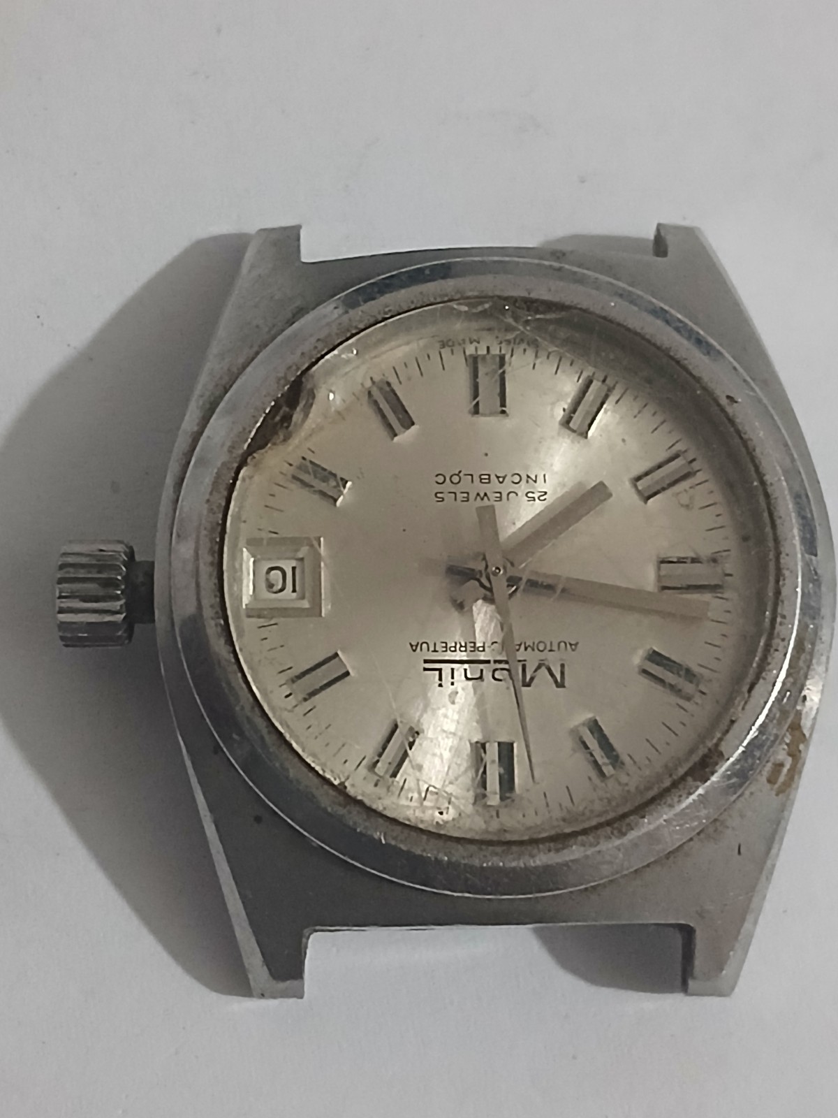Monil Eta 2783 Wrist Watch NOT WORKING