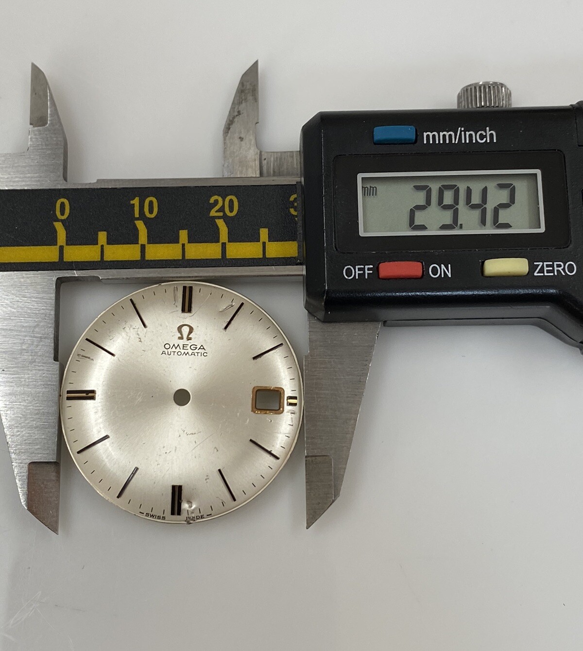 Original Omega Caliber 565 Silver/Gold Stick Dial