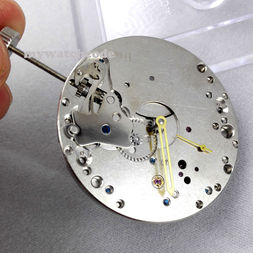 17 Jewels 6497 mechanical hand winding mens classic vintage watch movement M02