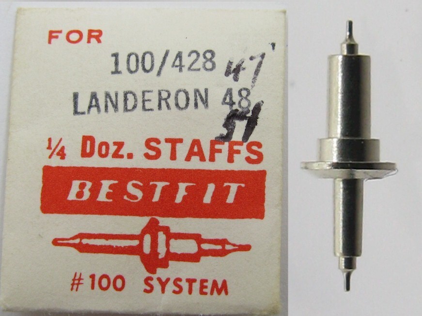 Landeron balance staff 47 48 51 … part #723 / virole 0.68 mm