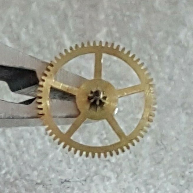 Bulova Caliber 10BCC Part Number 6B (Sweep Second 4th Wheel and Pinion)