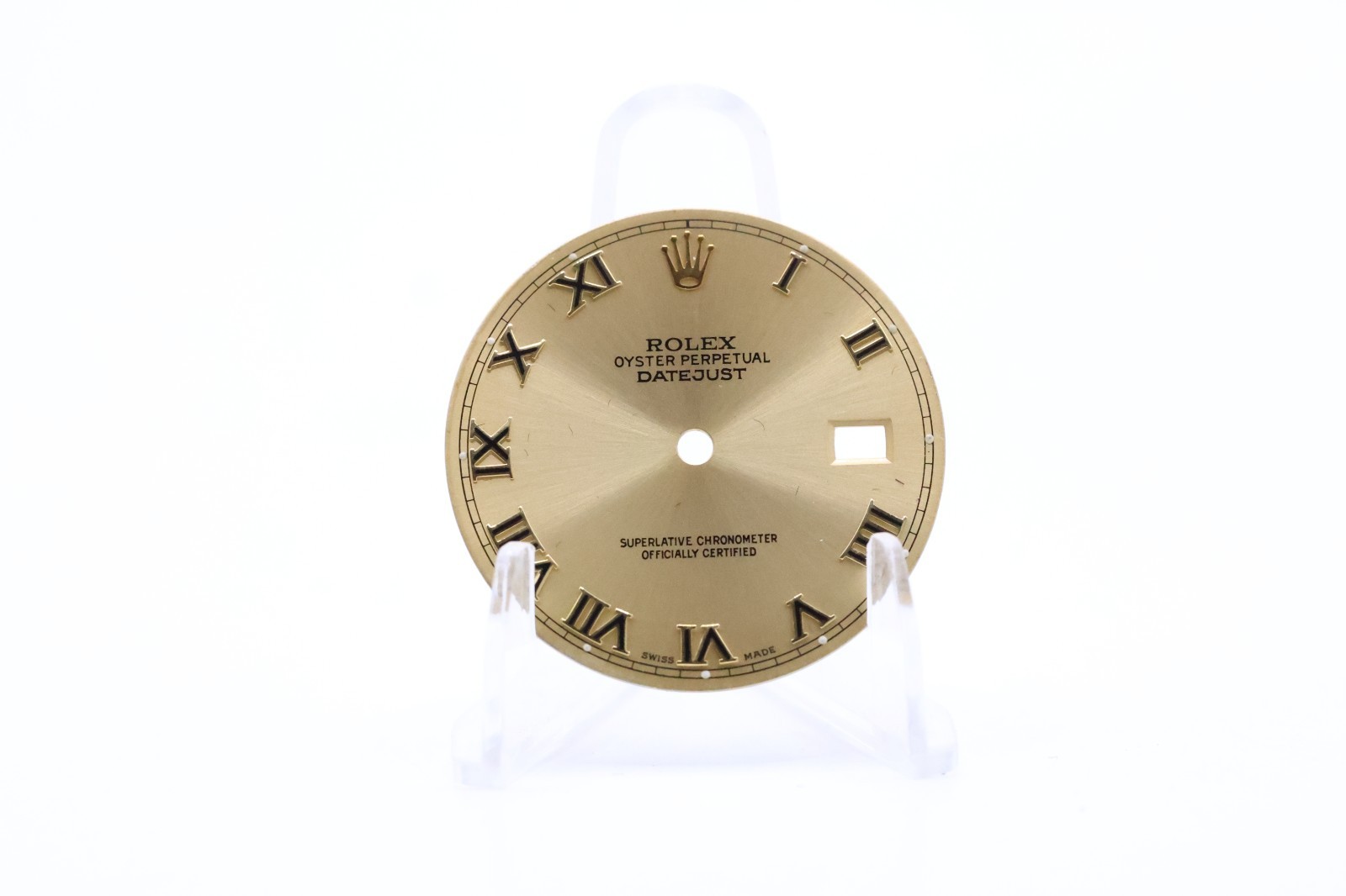 Rolex Datejust Champagne Buckley Roman Numeral Dial Caliber 3135 Genuine #D301