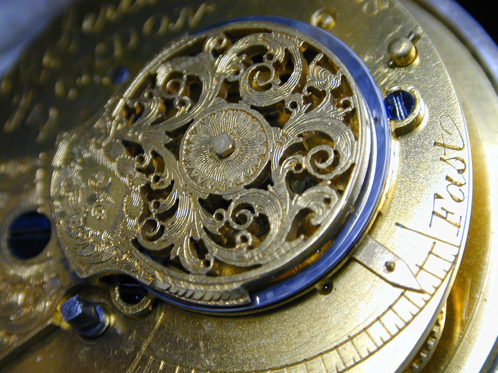 VINTAGE 1800S 1820S VERGE FUSEE ROBERTS LONDON SILVER POCKET WATCH