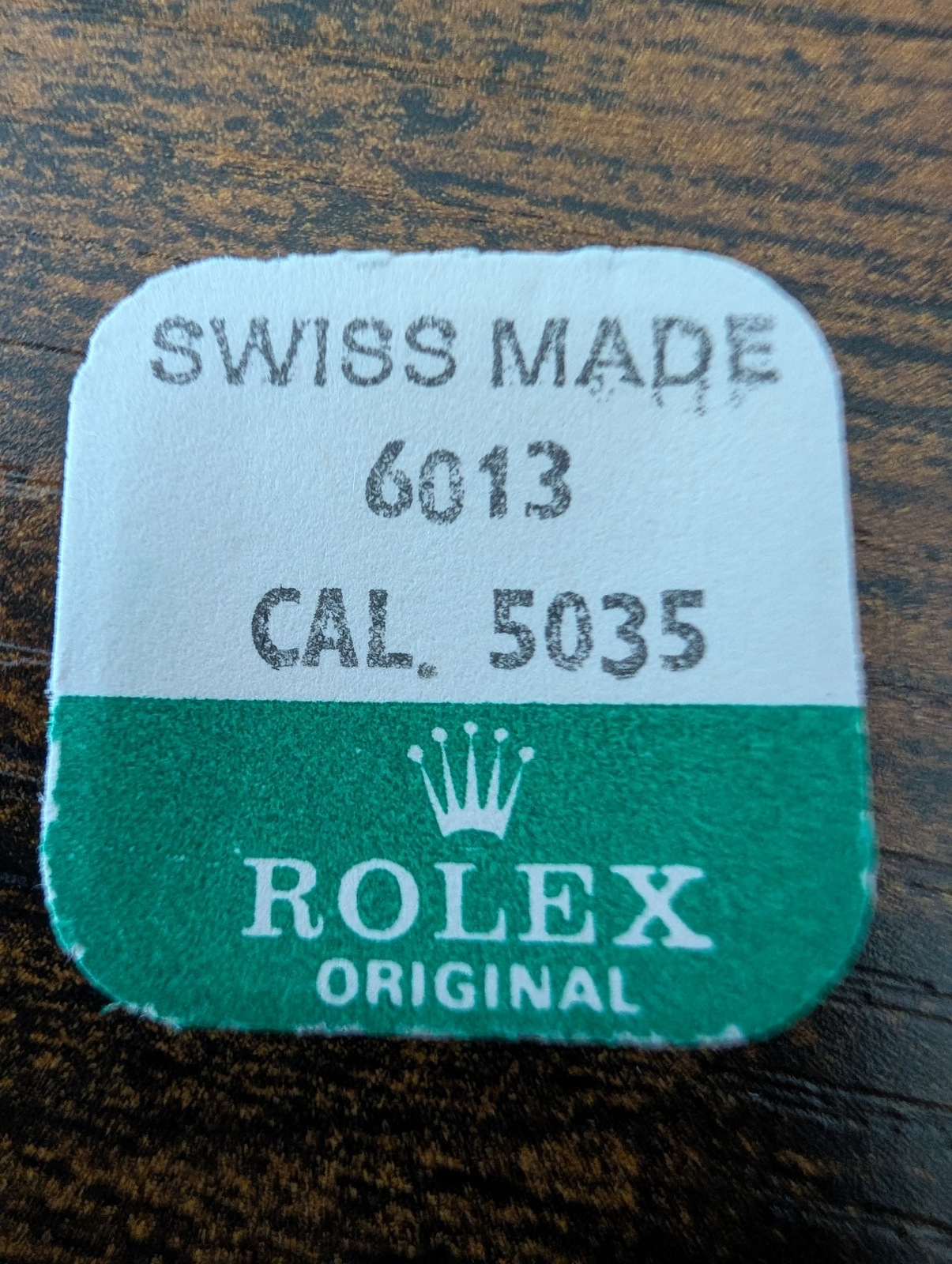 ROLEX-BRIDLE FOR BATTERY-FACTORY SEALED-CALIBER 5035 PART 6013