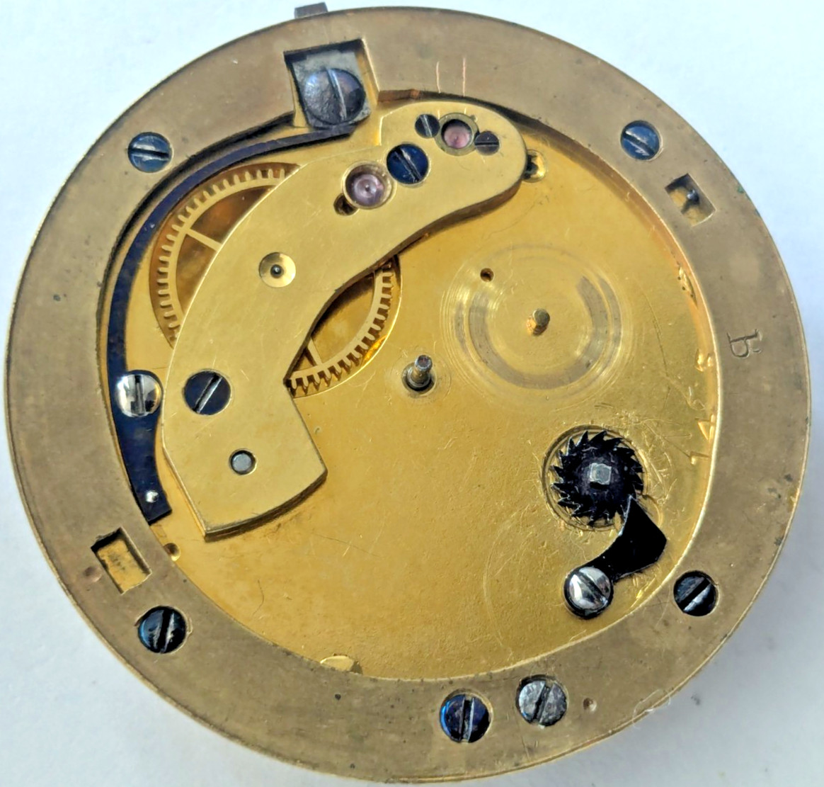 Antique Parkinson & Frodsham Change Alley London Fusee Watch Movement 52