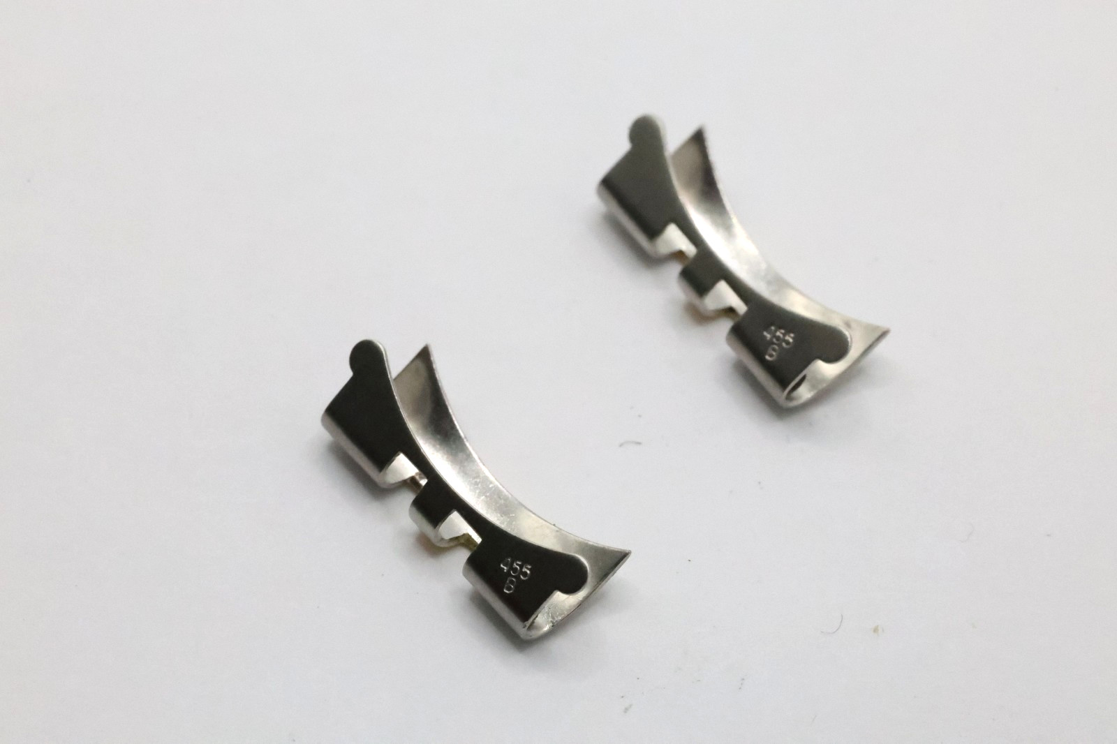 Authentic 455B Rolex 20mm End Links Yellow Gold & Stainless Steel #187