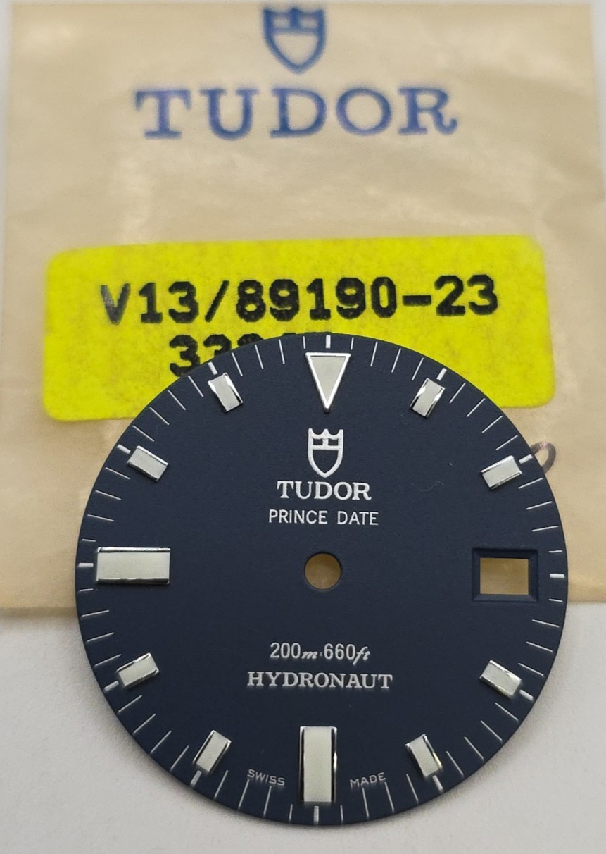 Tudor 89190 Original Dial Prince Date Hidronaut Blue Matte 13/89190-23 N.O.S