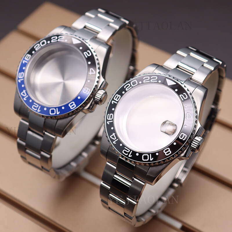 40mm Watch Case 20mm Strap Ceramic Bezel Fit Nh35 Nh36 Movement 10TAM Waterproof