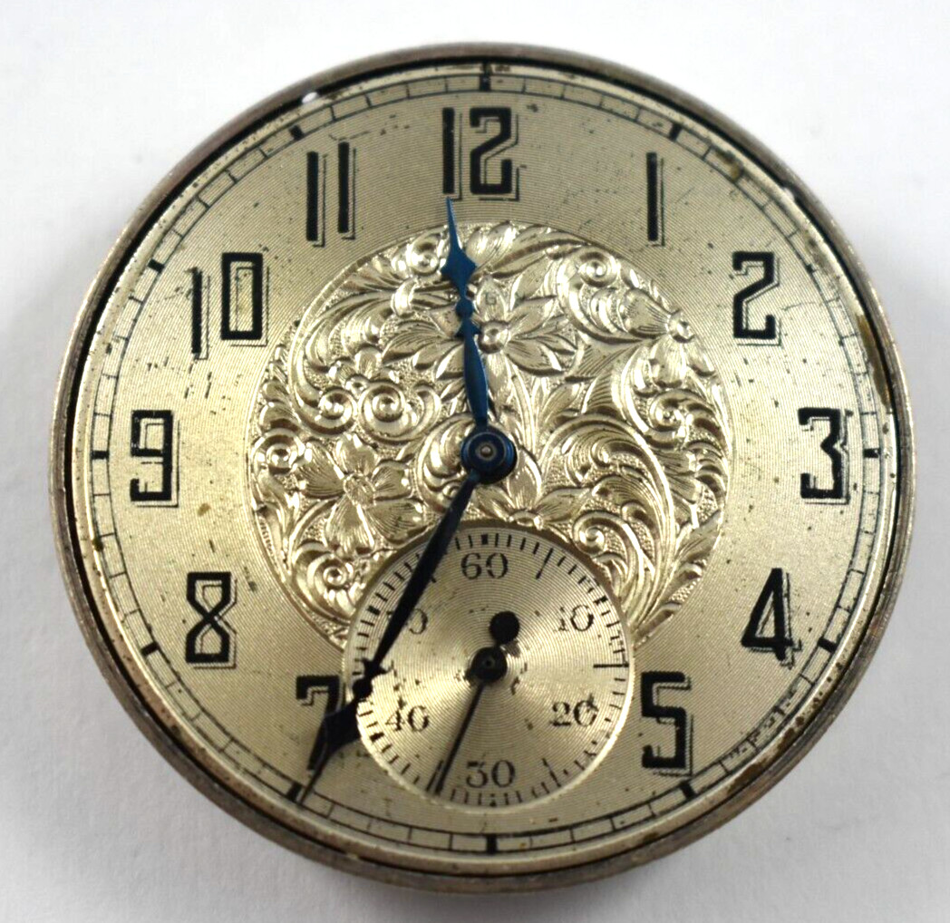 Vintage Elgin Grade 345 12s 17J OF Watch Movement lot.fb