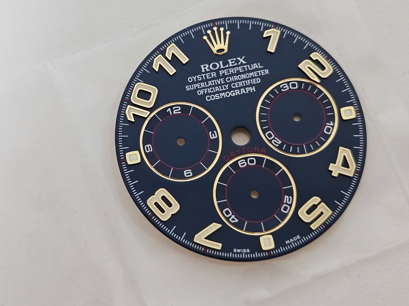 Rolex Genuine Daytona Blue Arabic Dial and Hands 116503 116523 116508 116518