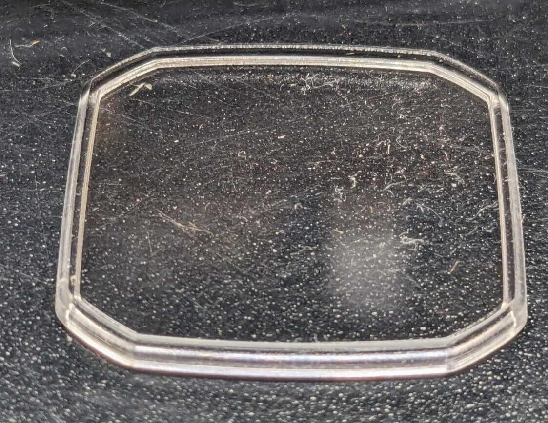 Lot of 3 NOS Timex? Watch Crystal Plastic Fancy 198 327900 – Irregular Octagon