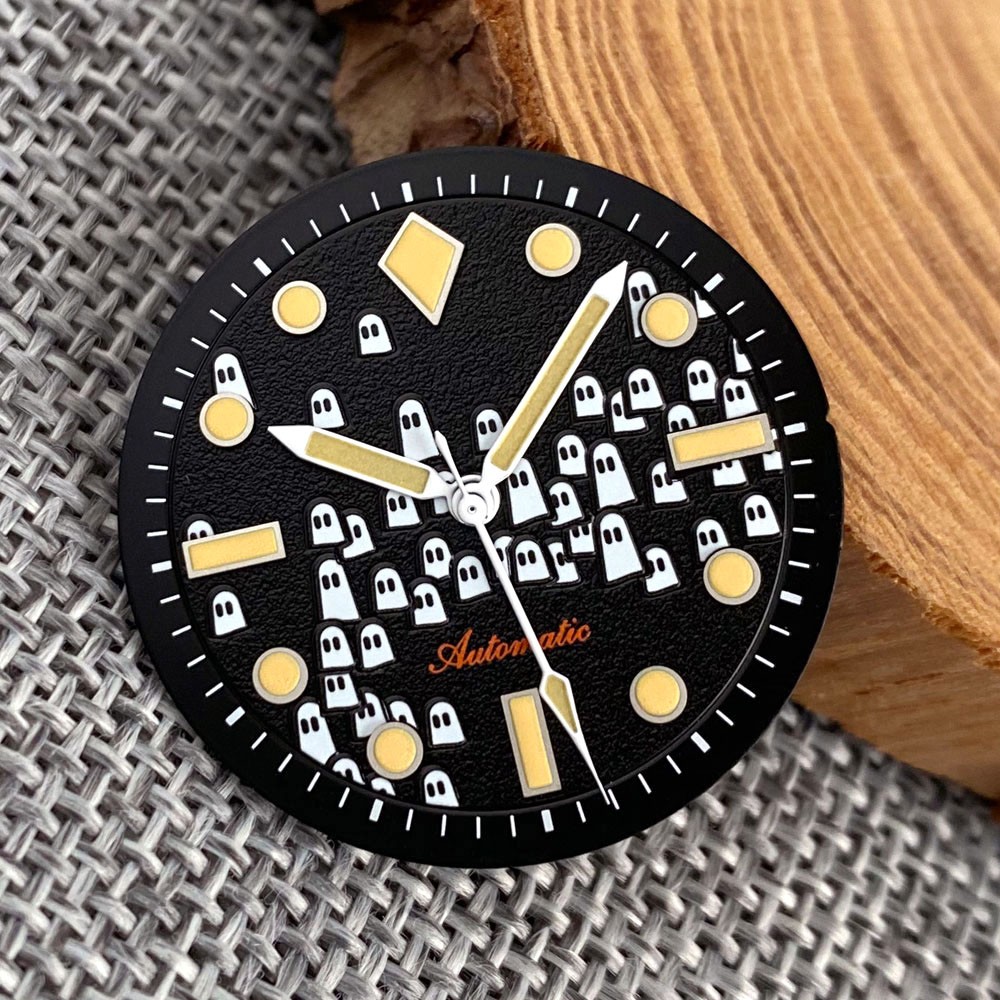 200M Dive Case For 50 FATHOMS Watch Bubble Sapphire Sandblasted fit NH35 NH36