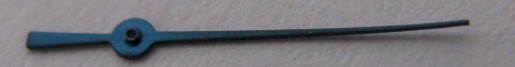 LeCoultre 800 base 480 Part: sweep second hand in bluish steel