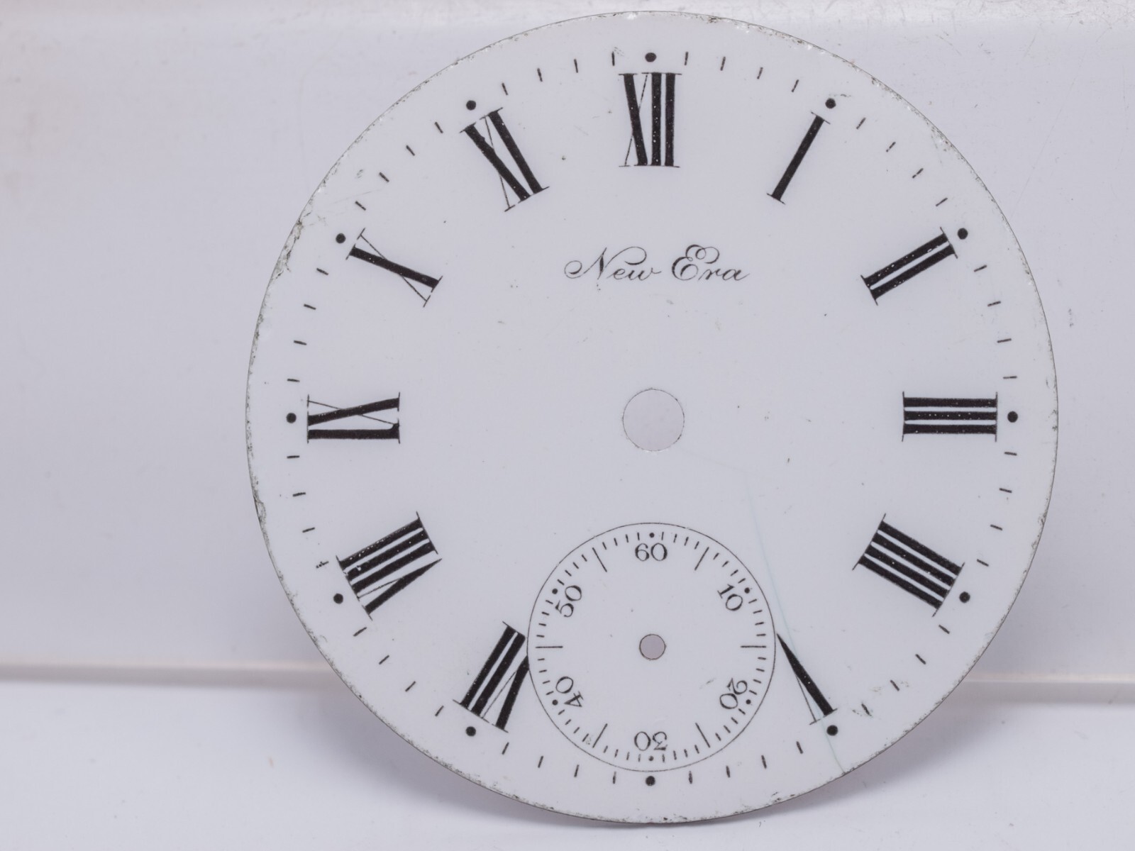 New Era New York Standard 18s Pocket Watch Enamel Dial – Edge Chips